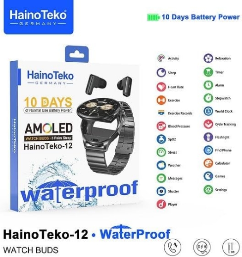 تصویر  ساعت هوشمند همراه ایرپاد هاینو تکو مدل HainoTeko-12 
