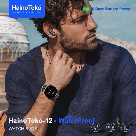 تصویر  ساعت هوشمند همراه ایرپاد هاینو تکو مدل HainoTeko-12 