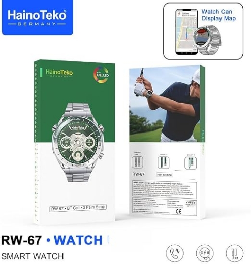 تصویر  ساعت هوشمند RW-67 برند Haino teko