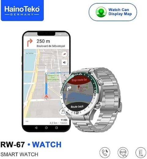 تصویر  ساعت هوشمند RW-67 برند Haino teko