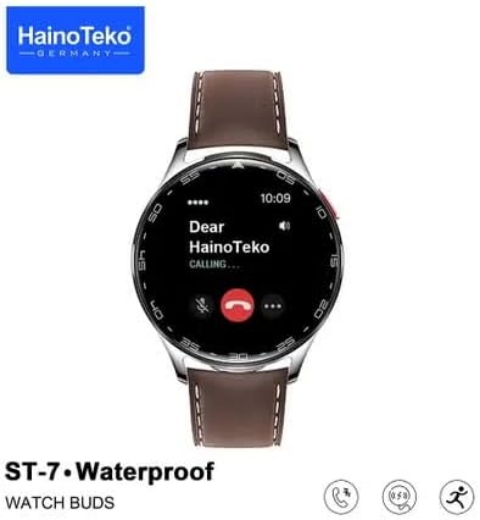 تصویر  ساعت هوشمند هاینو تکو مدل ST7 با بدنه فلزی و نمایشگر AMOLED